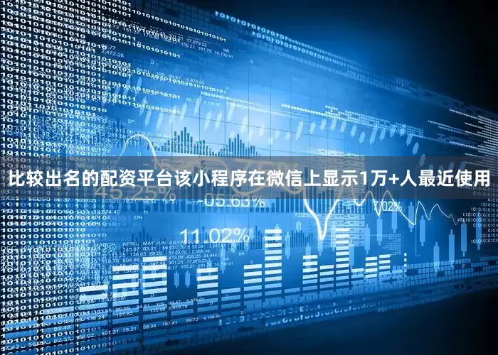 比较出名的配资平台该小程序在微信上显示1万+人最近使用